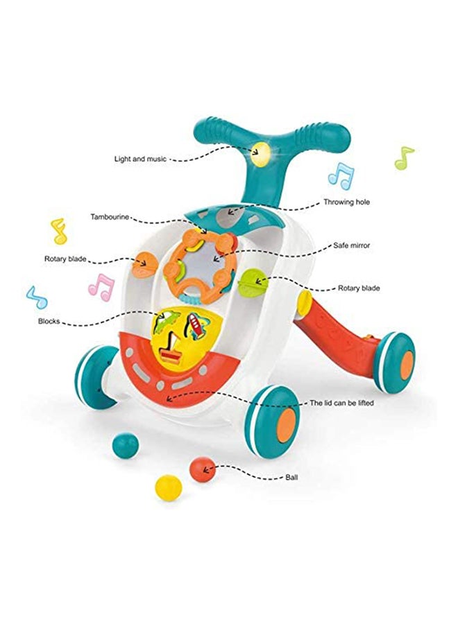 HUANGER - Baby Rolling Ball Walker With Light And Music Set 2AA Batteries Required 45.5x42.5x45cm - Image 1