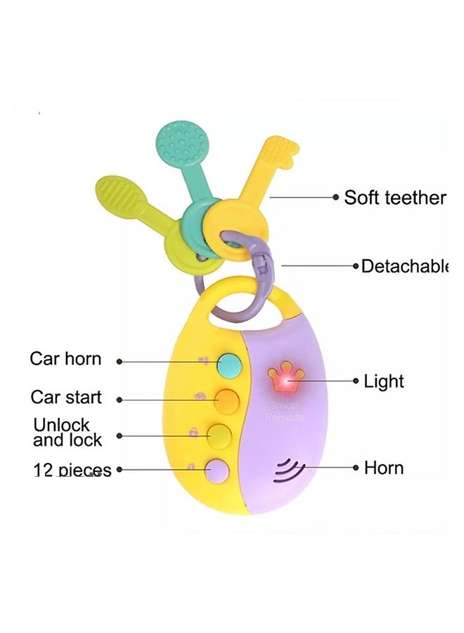 HUANGER Musical Key Non-Toxic Early Development Learning Sounding Educational Toy For Kids 13.5x4.5x20.5cm  - Image 4