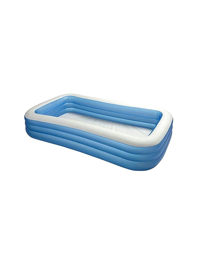 Bestway Durable and Non-toxic 3 Individual Air Chambers Rectangular Shape Vinyl Inflatable Pool 305x183x46cm - Image 4
