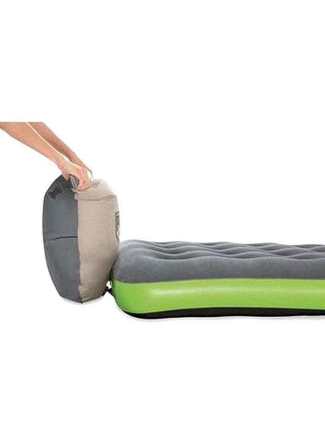 Bestway Pavillo Roll & Relax Airbed Twin 1.88m X 99cm X 22cm 26-67619 Grey/Green 188x99x22cm - Image 3