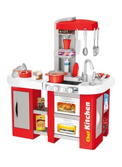 Bei Di Yuan Toys 53-Piece Talented Chef Pretend Kitchen Play Set With Realistic Lights And Sounds 61X33X72.5cm  - Image 2