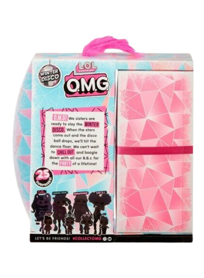 L.O.L. SURPRISE! - 25-Piece Omg Winter Disco Dollie Fashion Doll Set 25 Surprises Premium Quality 12x12x3inch - Image 1