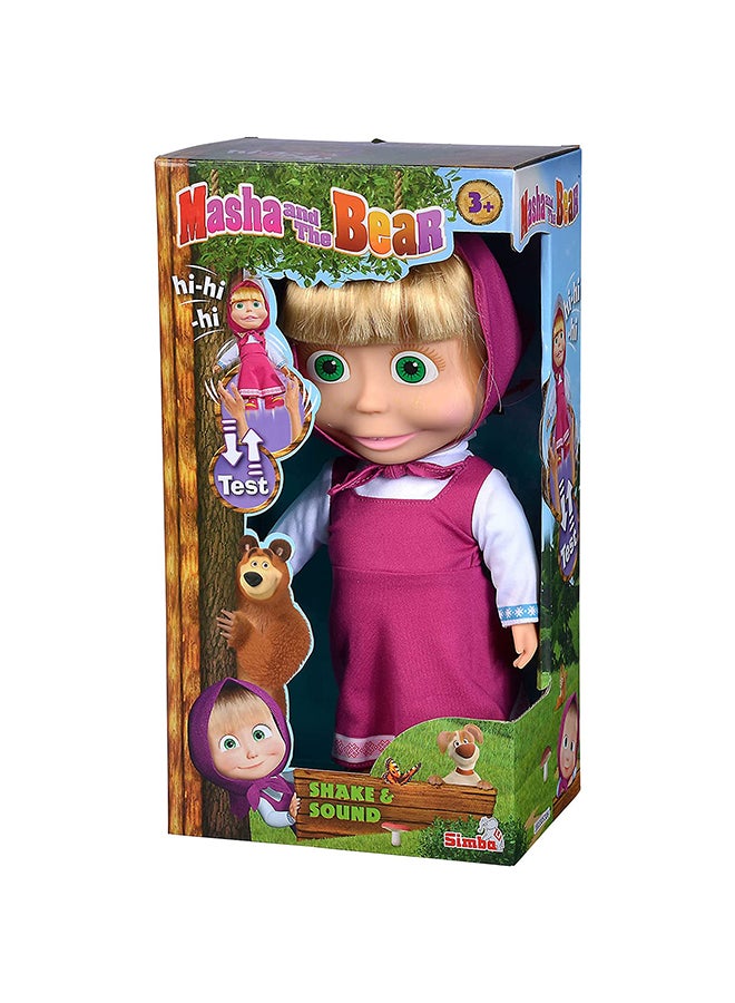 Masha Shake And Sound Cuddling Doll Cute, Beautiful Durable Multicolored 3x4x10inch - v1637070785/N38918864A_1