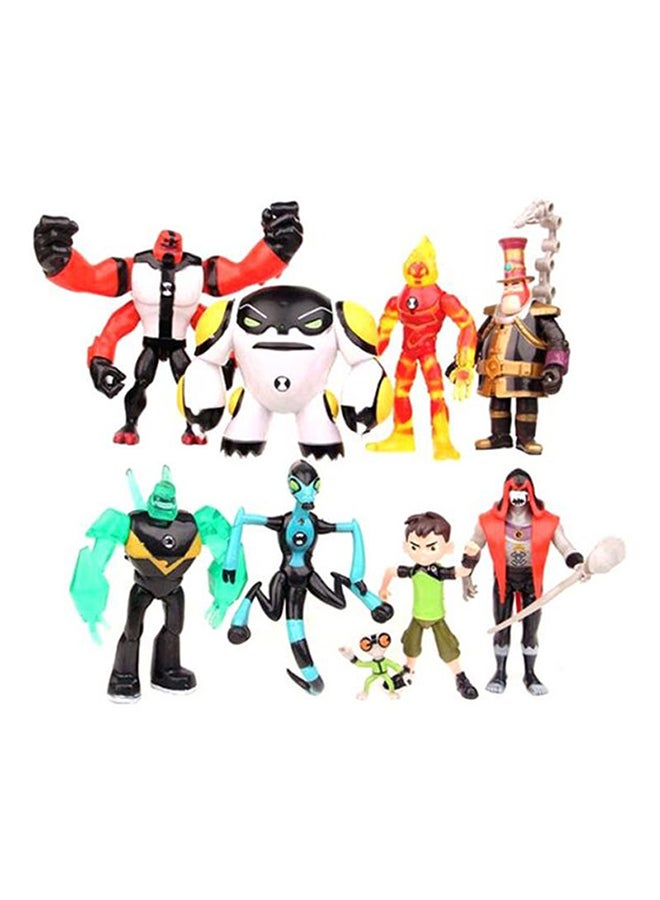 Toys - 9-Piece Titan Superhero Collectible Action Figure Model Toy Set For Kids - Image 1