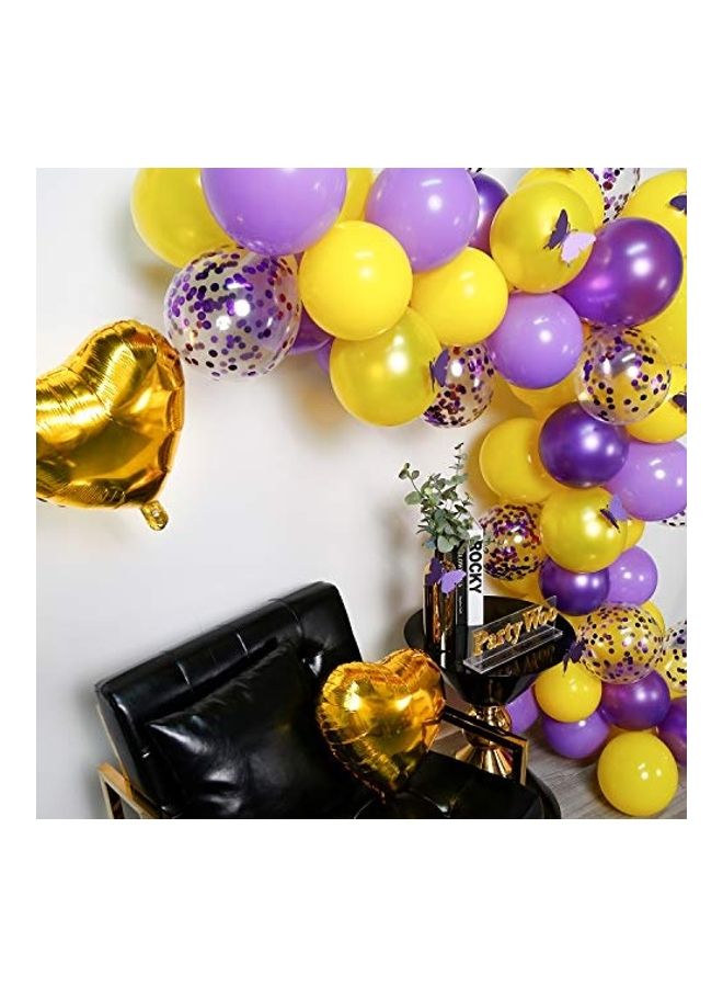 82-Piece Butterfly Party Balloons