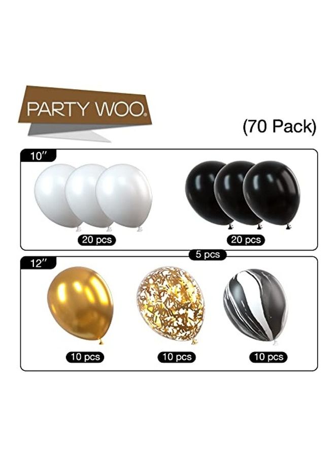 PartyWoo - 70-Piece Balloons Set - Image 1