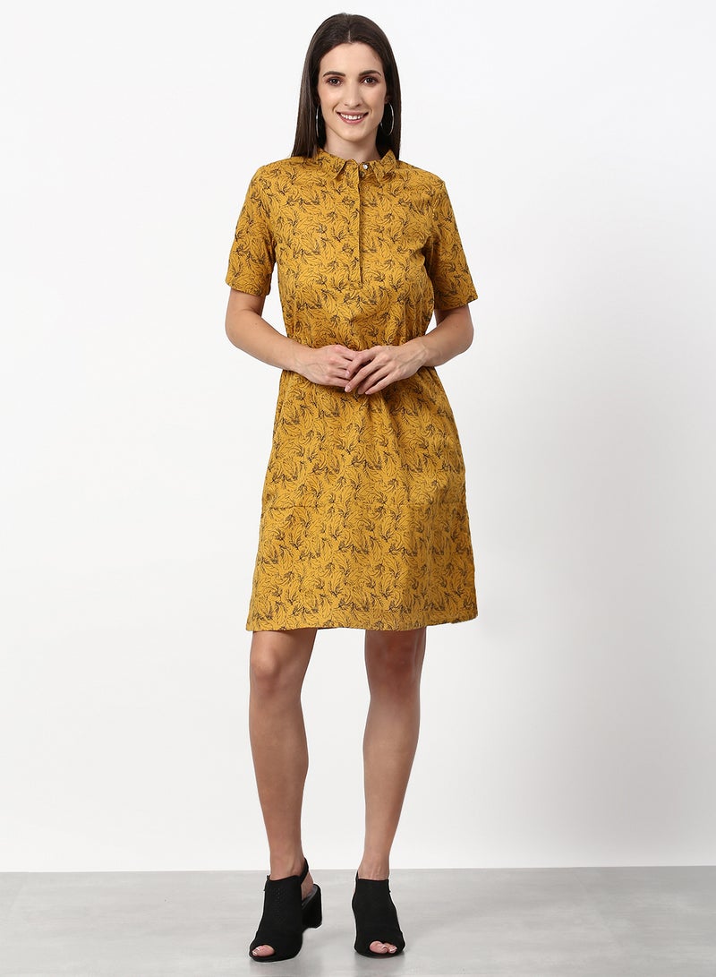 ABOF Regular Fit Casual Dress Multicolour - Image 1