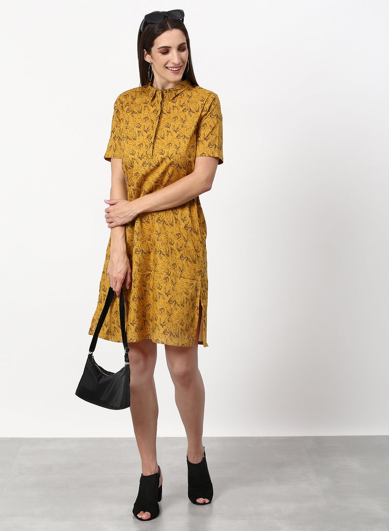 ABOF Regular Fit Casual Dress Multicolour - Image 3