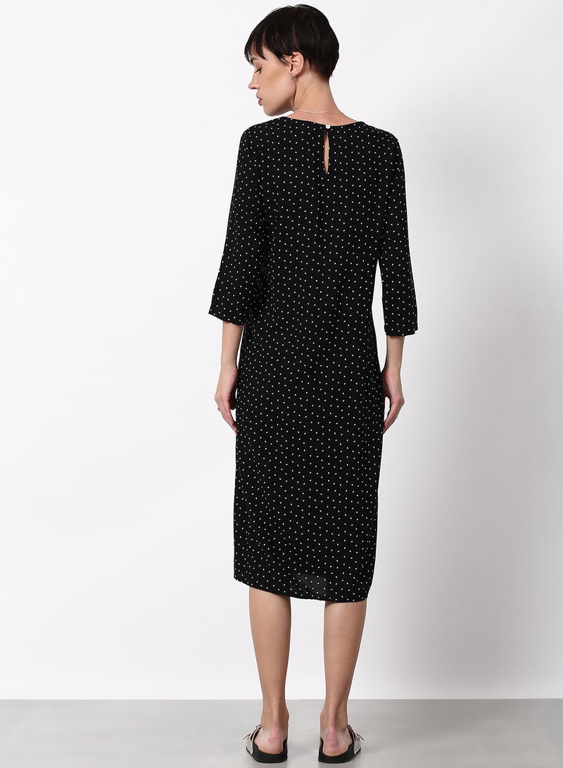 ABOF - Regular Fit Casual Dress Black - Image 1