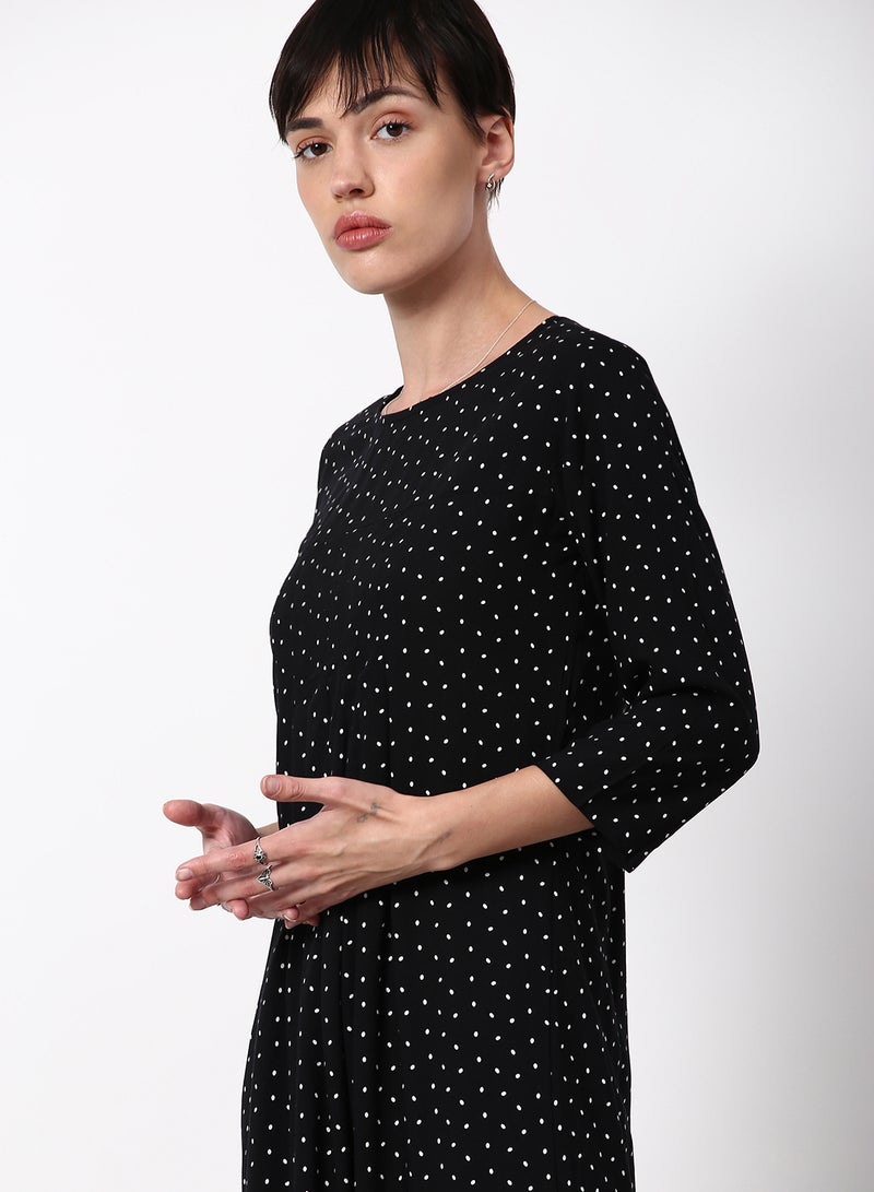 ABOF - Regular Fit Casual Dress Black - Image 1