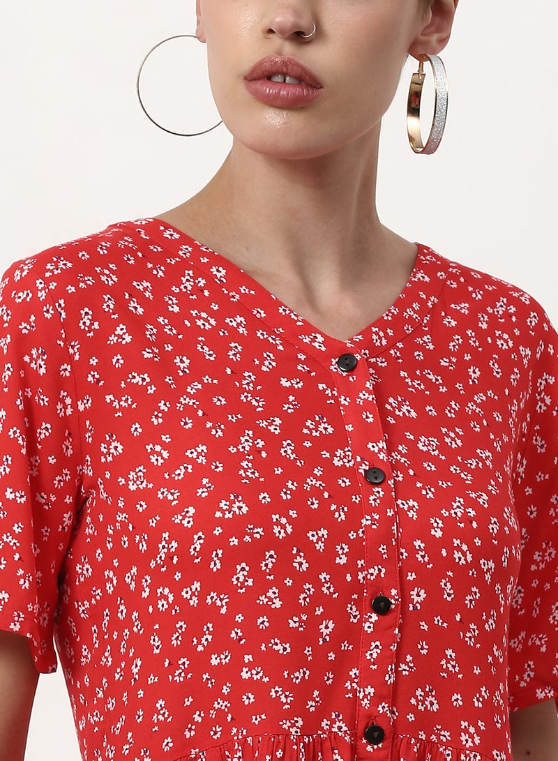 ABOF Regular Fit Casual Dress Multicolour  - Image 4