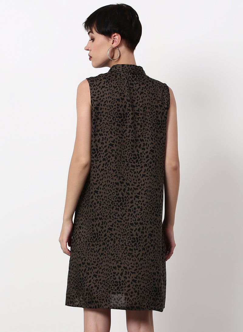 ABOF Regular Fit Casual Dress Multicolour  - Image 2
