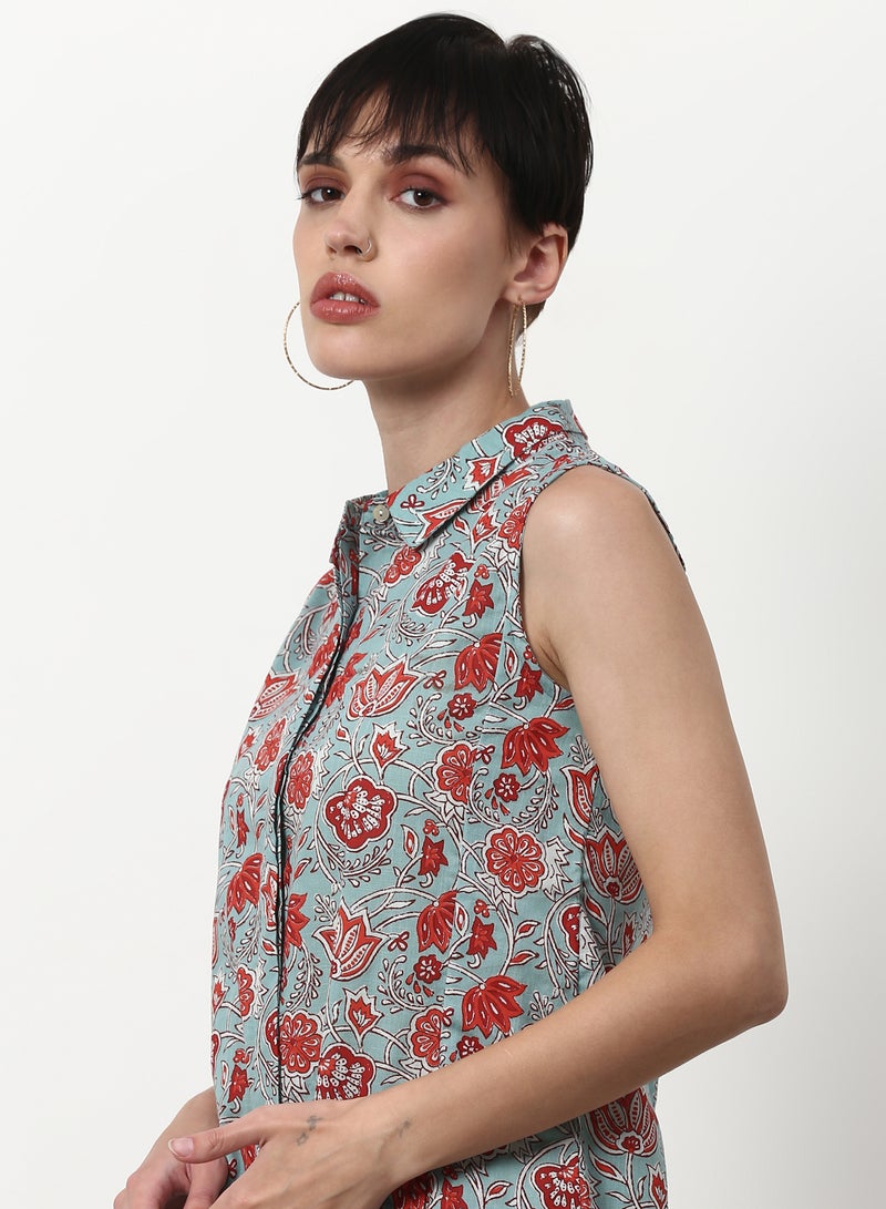 ABOF Regular Fit Casual Dress Grey  - Image 4