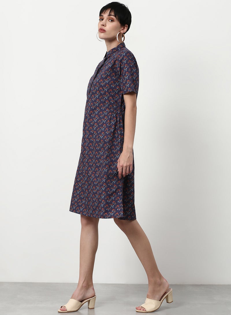ABOF Regular Fit Casual Dress Multicolour  - Image 3