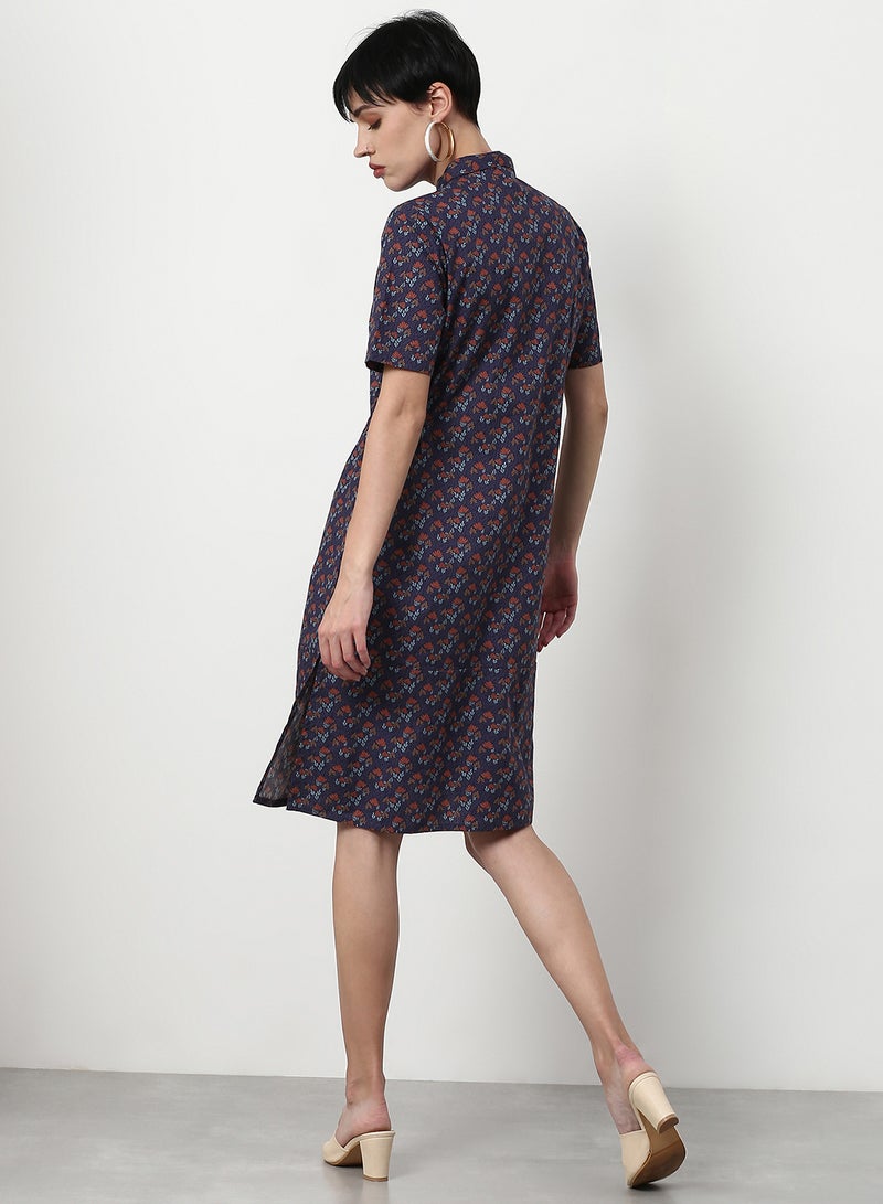 ABOF Regular Fit Casual Dress Multicolour  - Image 2