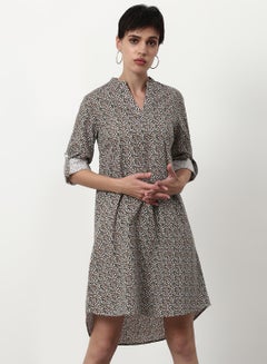 ABOF Regular Fit Casual Dress Multicolour  - Image 1