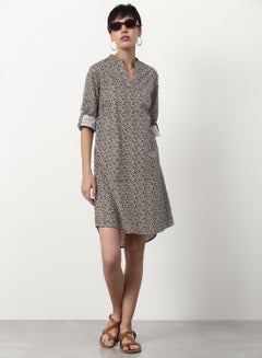 ABOF Regular Fit Casual Dress Multicolour  - Image 3