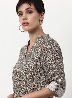 ABOF Regular Fit Casual Dress Multicolour  - Image 4