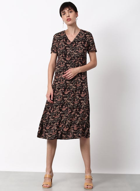 Regular Fit Casual Dress Multicolour