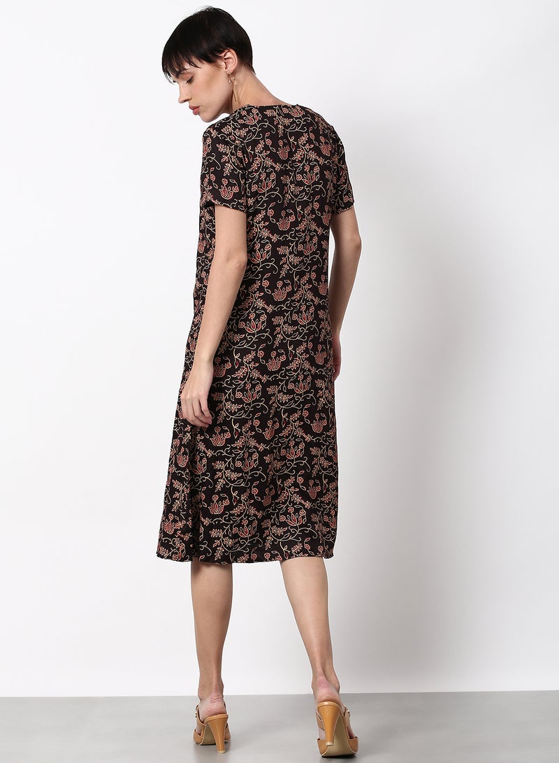 ABOF - Regular Fit Casual Dress Multicolour - Image 1