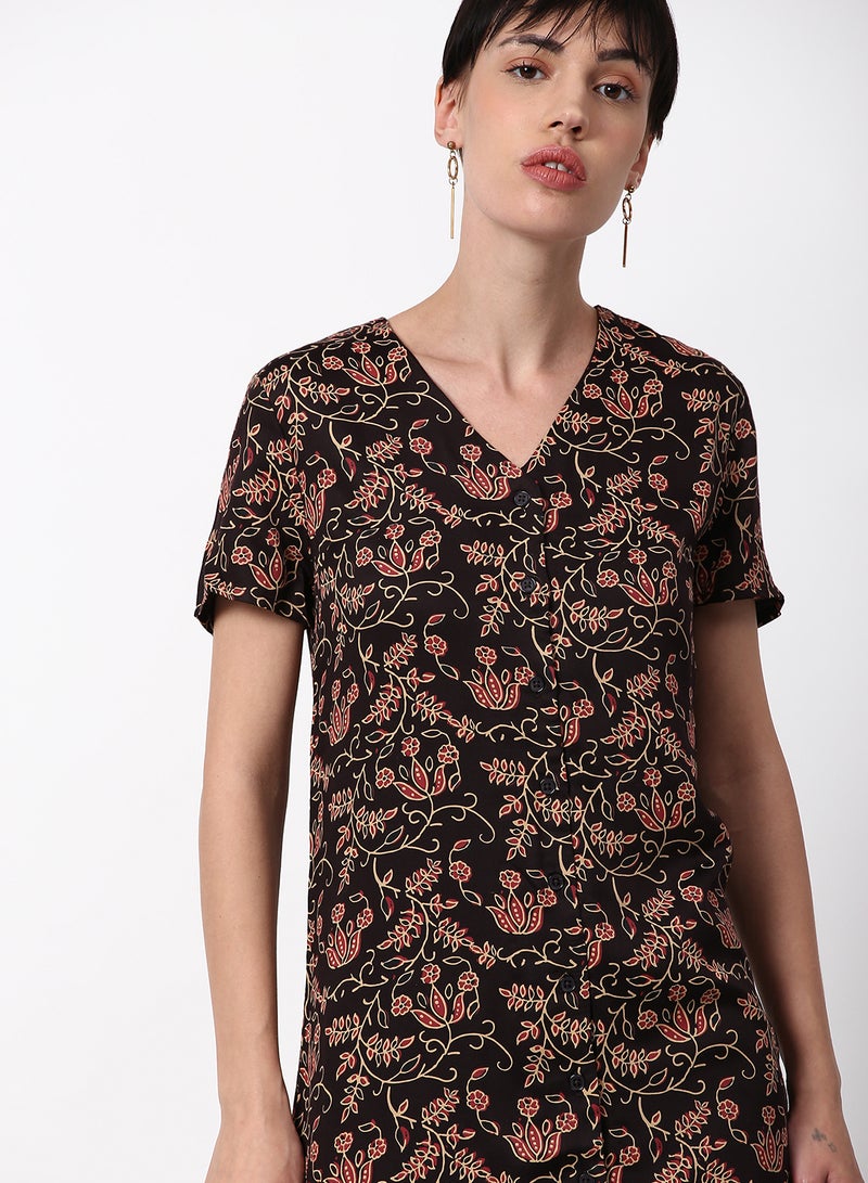 ABOF - Regular Fit Casual Dress Multicolour - Image 1