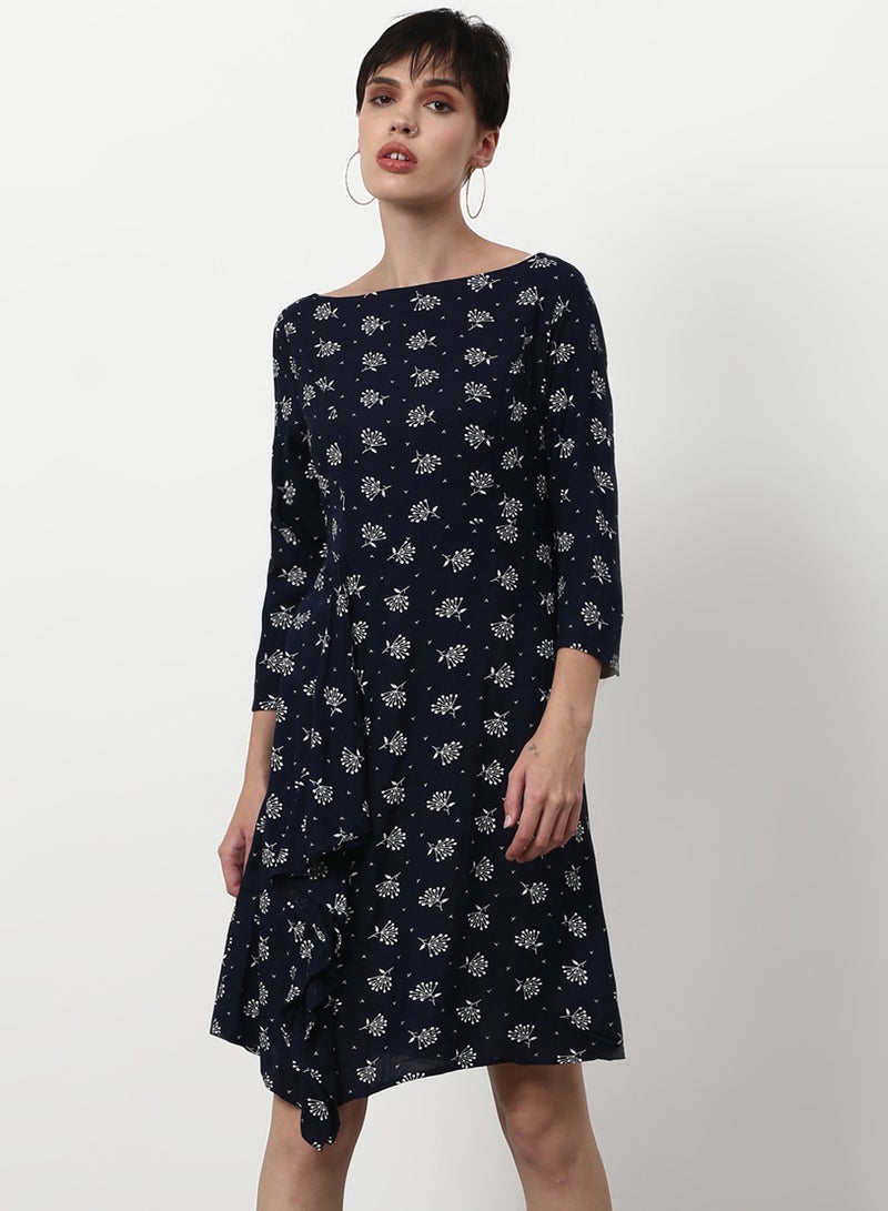 ABOF Regular Fit Casual Dress Multicolour  - Image 1