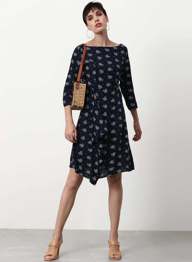 ABOF Regular Fit Casual Dress Multicolour  - Image 3