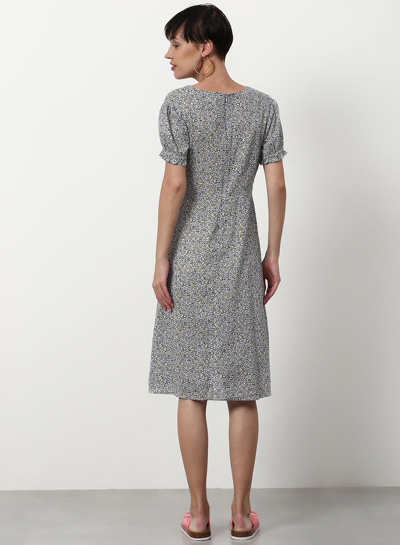 ABOF Regular Fit Casual Dress Grey - Image 2