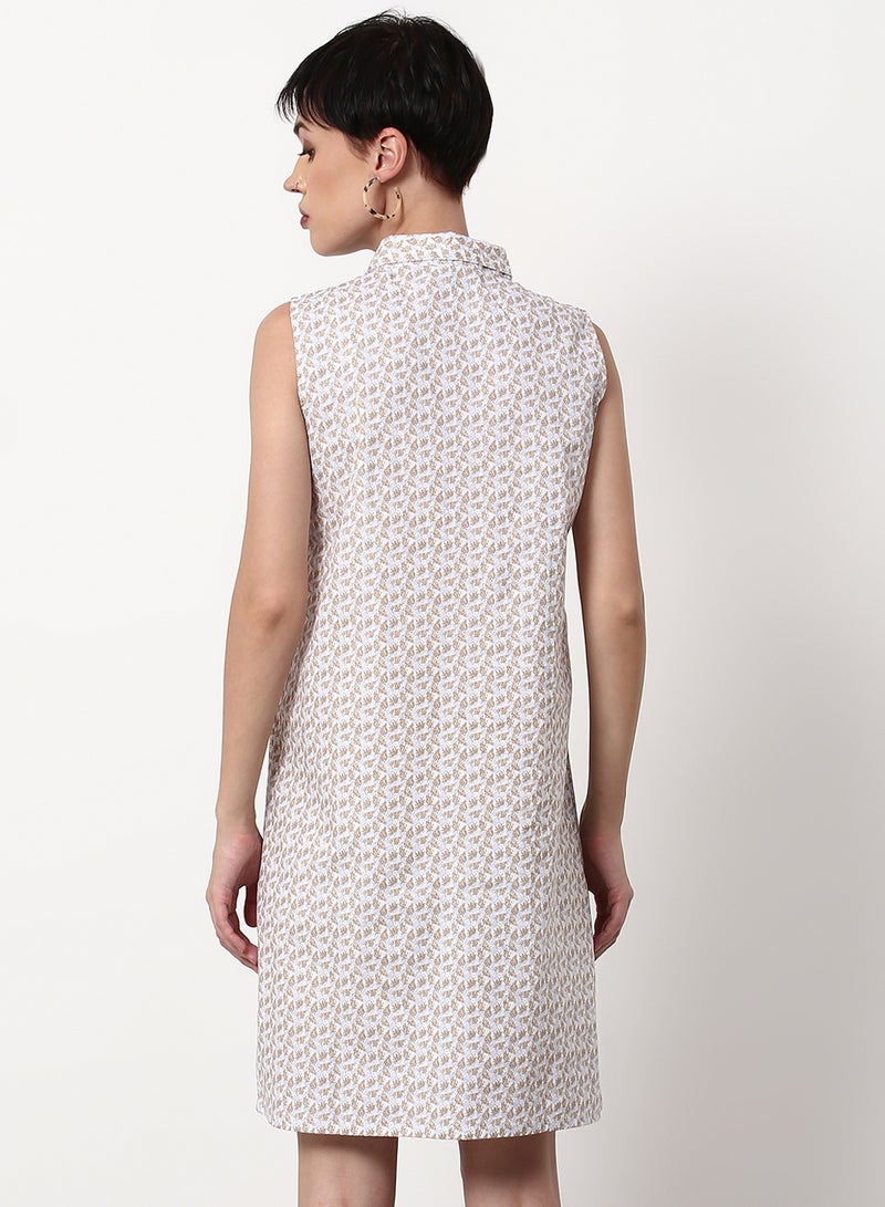 ABOF Regular Fit Casual Dress Multicolour  - Image 2
