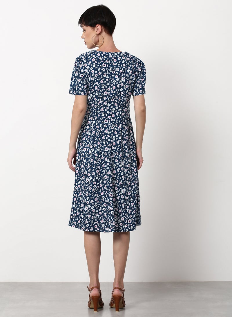 ABOF - Regular Fit Casual Dress Blue - Image 1