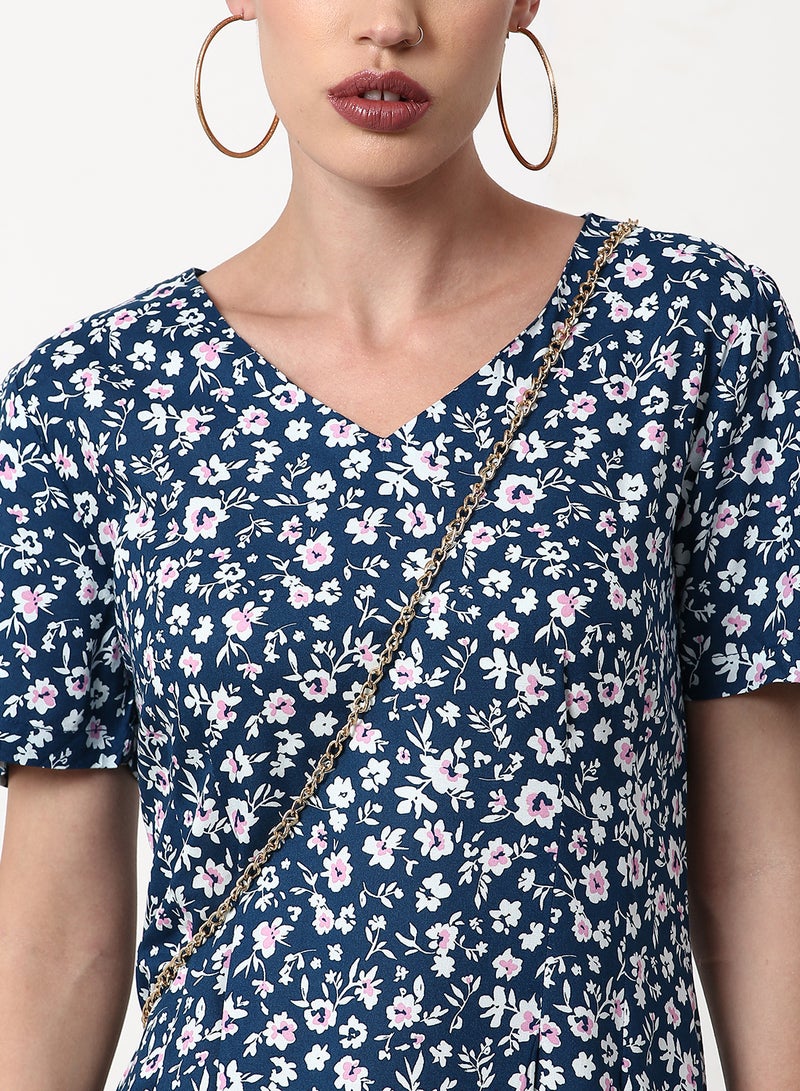 ABOF - Regular Fit Casual Dress Blue - Image 1