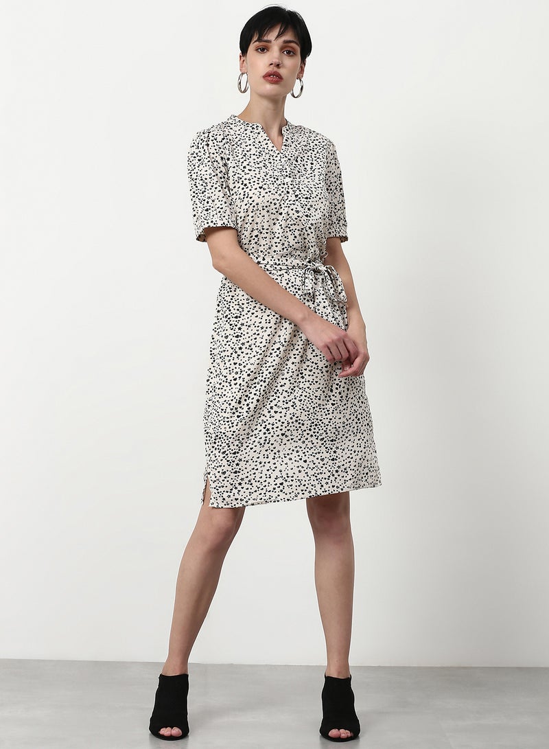 ABOF Regular Fit Casual Dress Multicolour  - Image 1