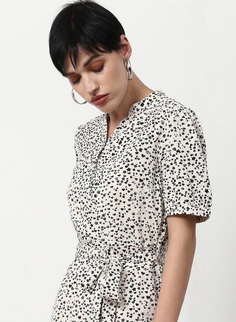 ABOF Regular Fit Casual Dress Multicolour  - Image 5