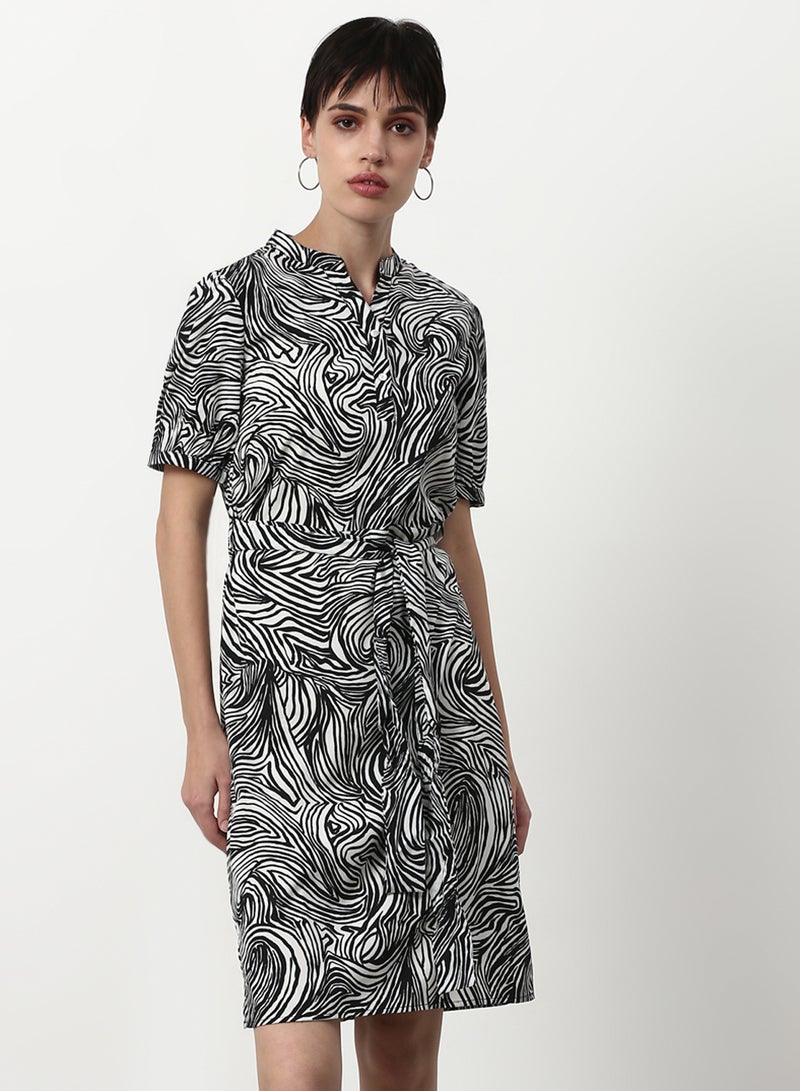 ABOF Regular Fit Casual Dress Multicolour  - Image 1