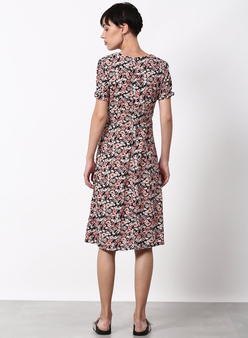 ABOF Regular Fit Casual Dress Black  - Image 2