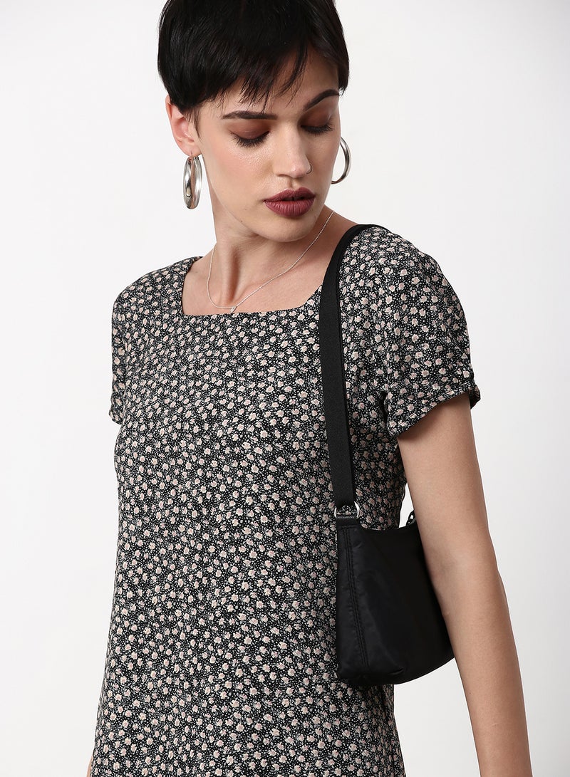 ABOF Regular Fit Casual Dress Dark Grey  - Image 4