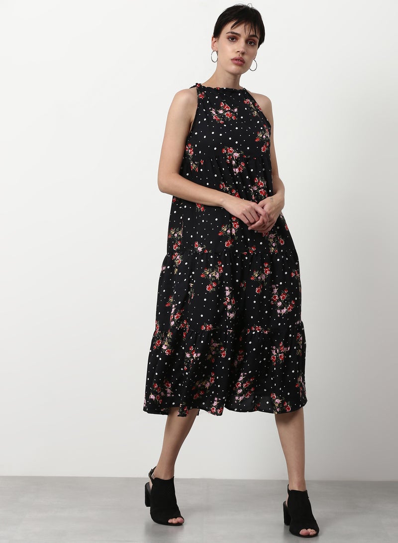ABOF - Regular Fit Casual Dress Black - Image 1