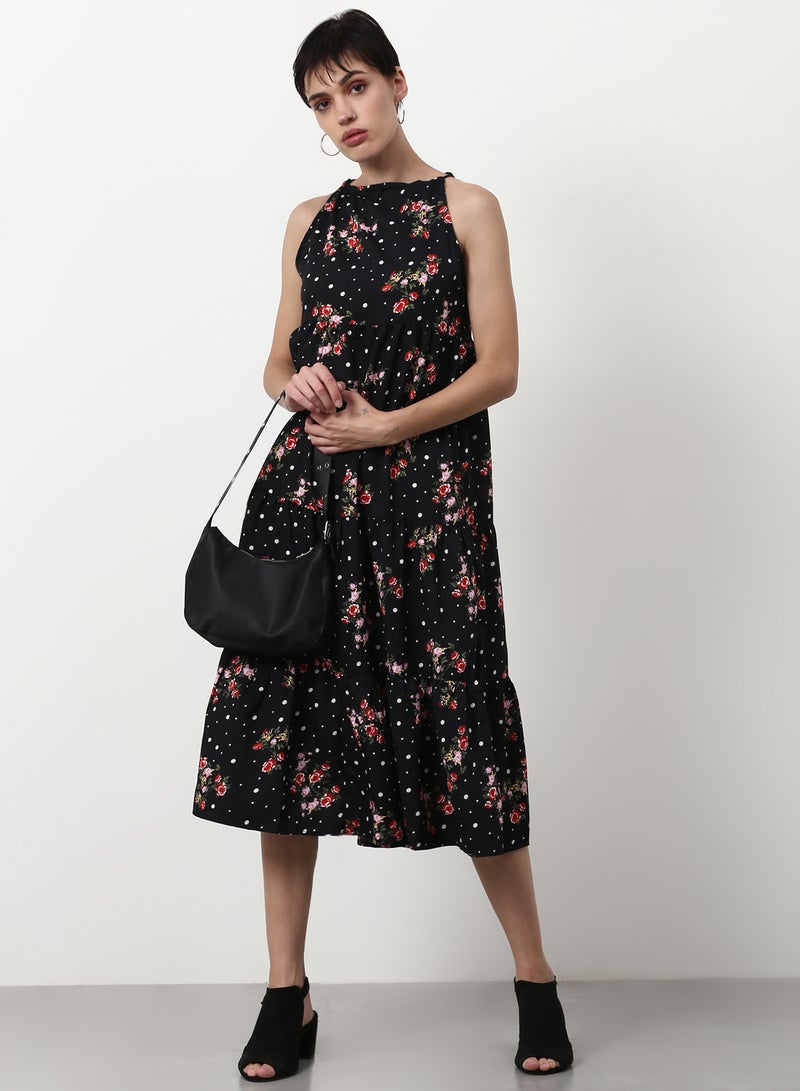ABOF - Regular Fit Casual Dress Black - Image 1