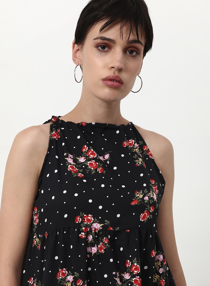ABOF - Regular Fit Casual Dress Black - Image 1
