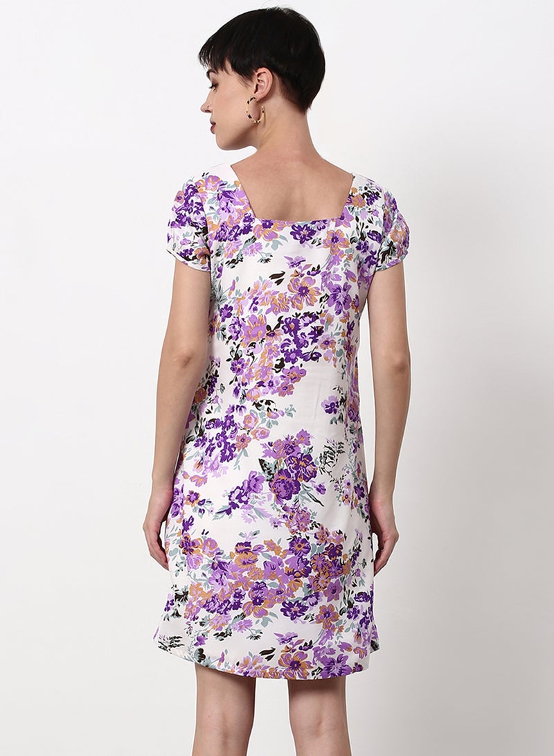 ABOF Regular Fit Casual Dress White  - Image 2