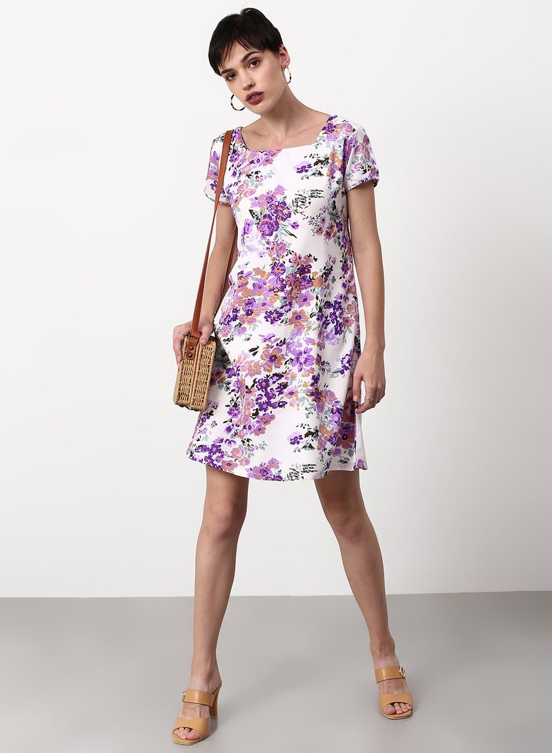 ABOF Regular Fit Casual Dress White  - Image 3