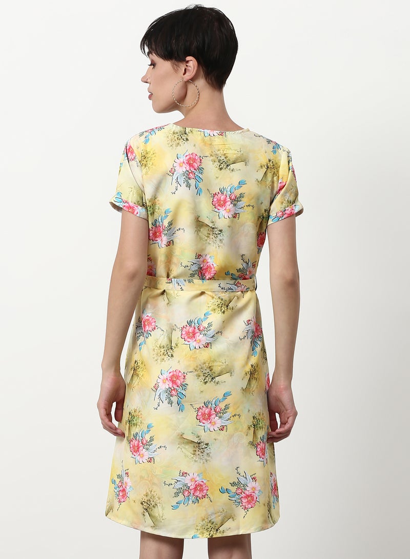 ABOF Regular Fit Casual Dress Multicolour  - Image 2