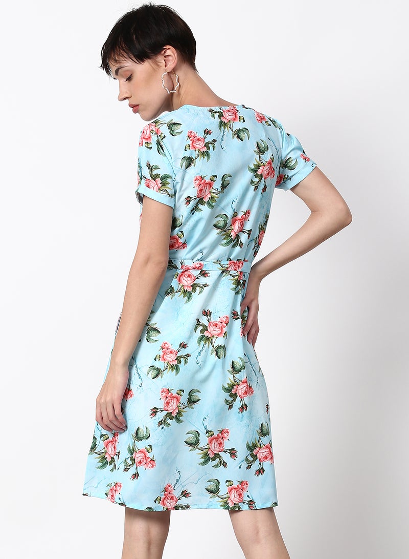 ABOF Regular Fit Casual Dress Multicolour  - Image 2