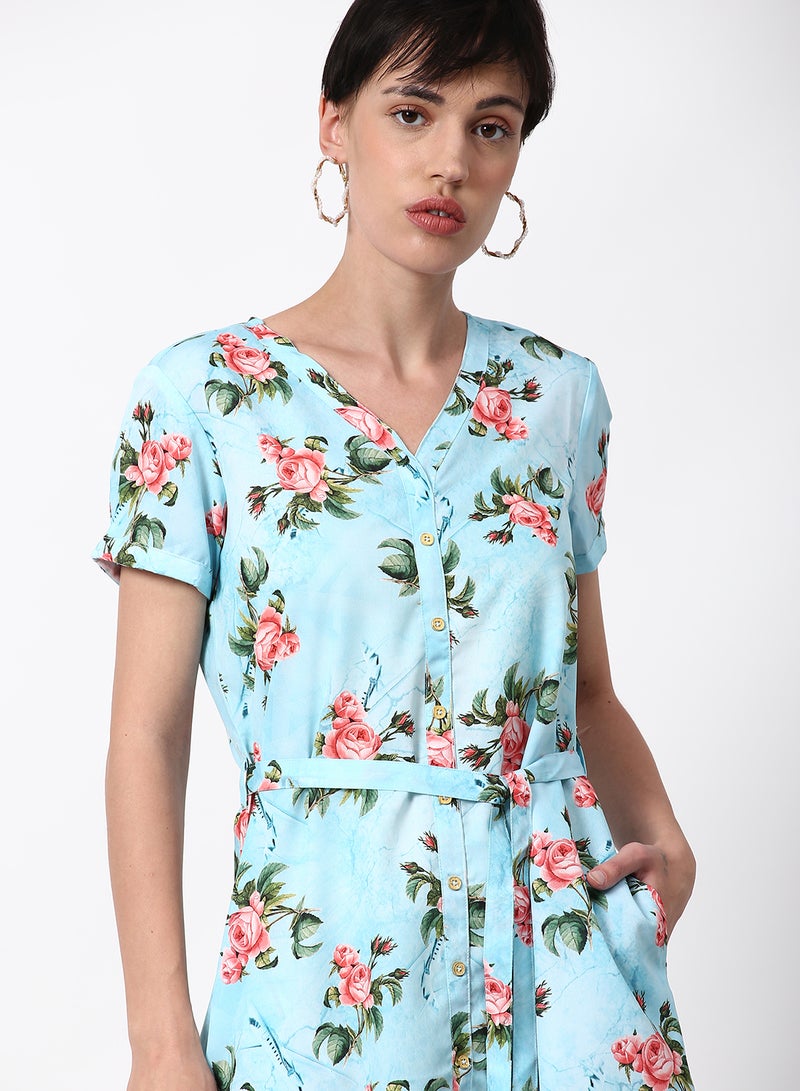 ABOF Regular Fit Casual Dress Multicolour  - Image 4