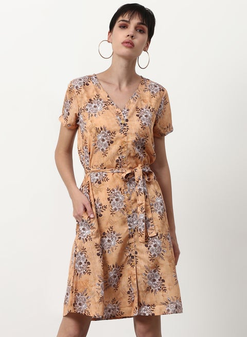 Regular Fit Casual Dress Multicolour