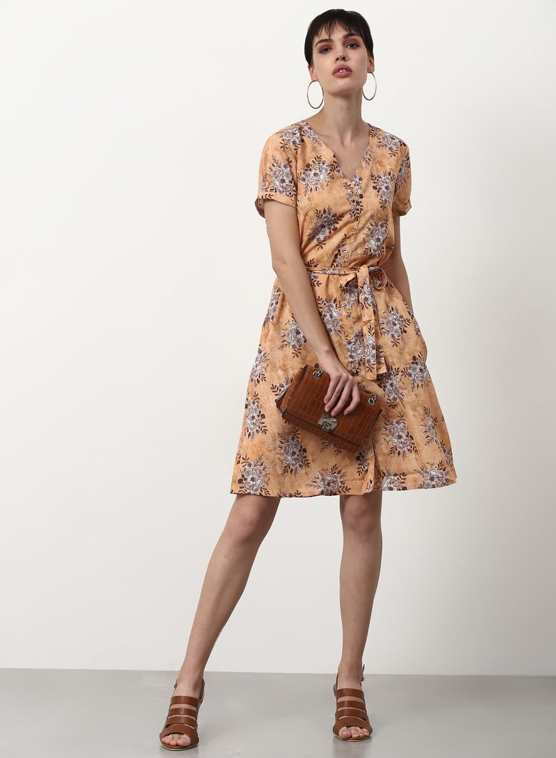 Regular Fit Casual Dress Multicolour