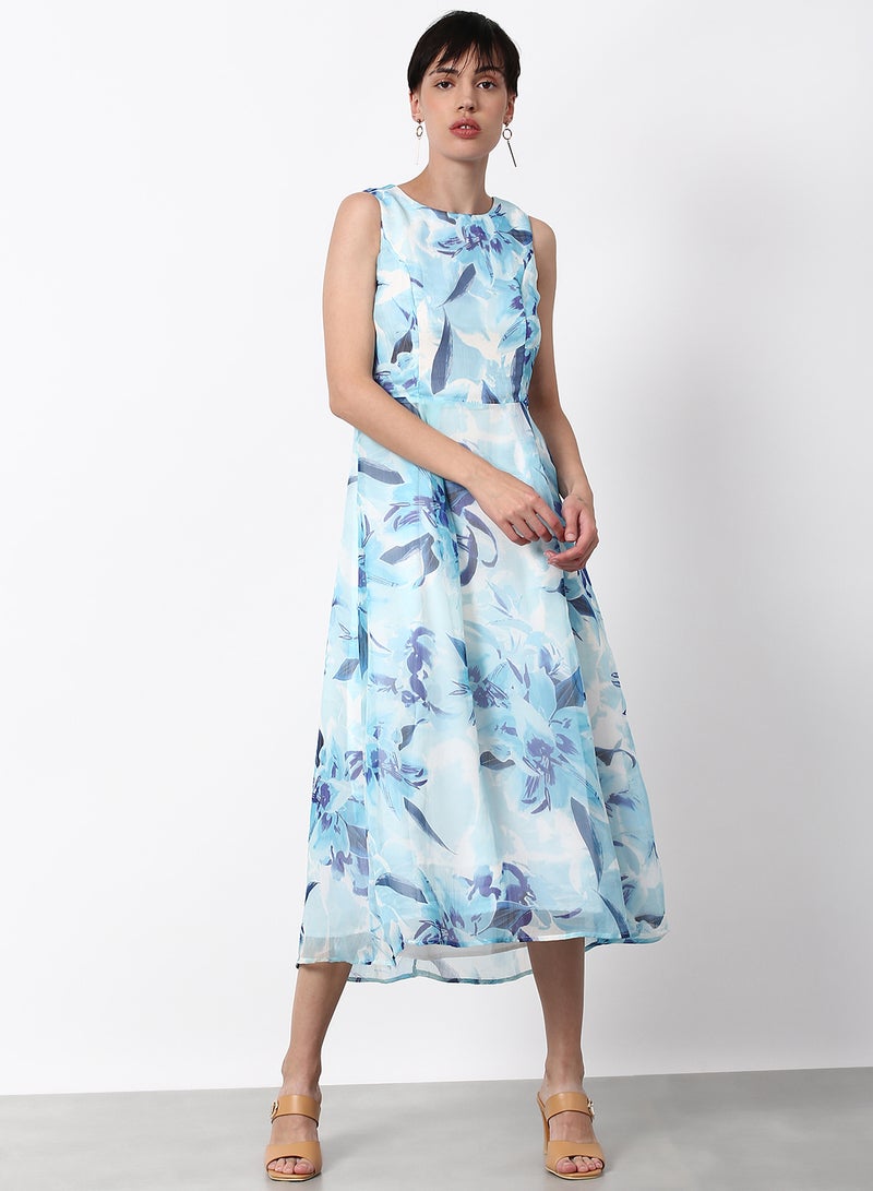 ABOF - Regular Fit Casual Dress Light Blue - Image 1