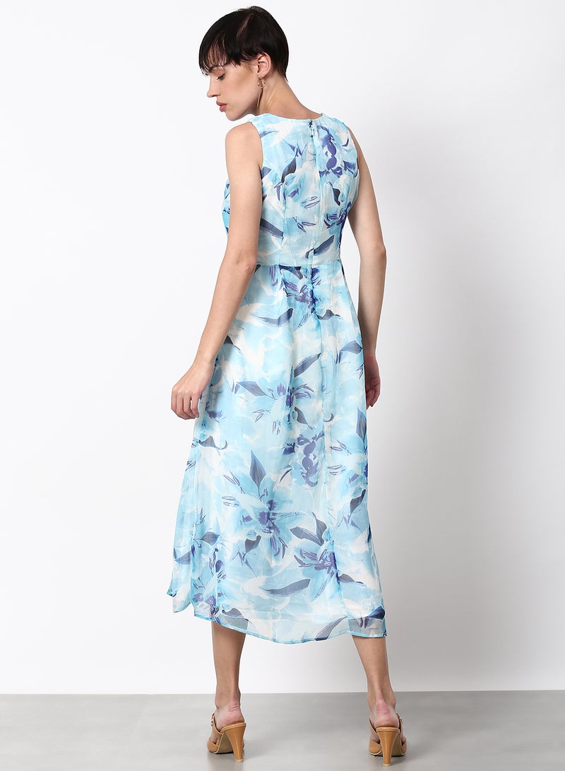 ABOF - Regular Fit Casual Dress Light Blue - Image 1