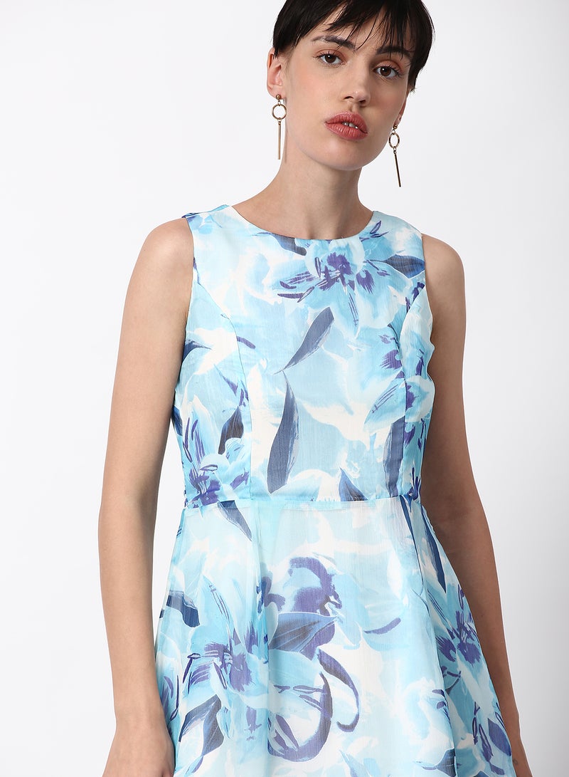 ABOF - Regular Fit Casual Dress Light Blue - Image 1
