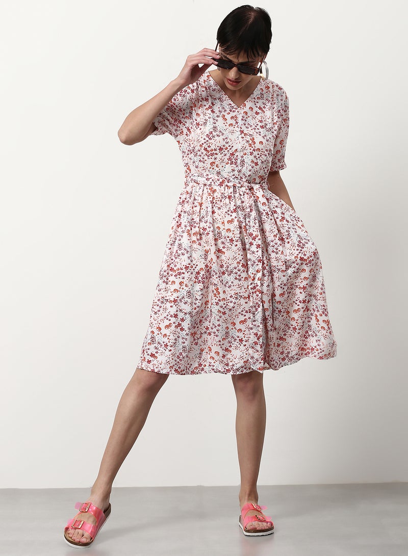 ABOF Loose Fit Casual Dress White - Image 3